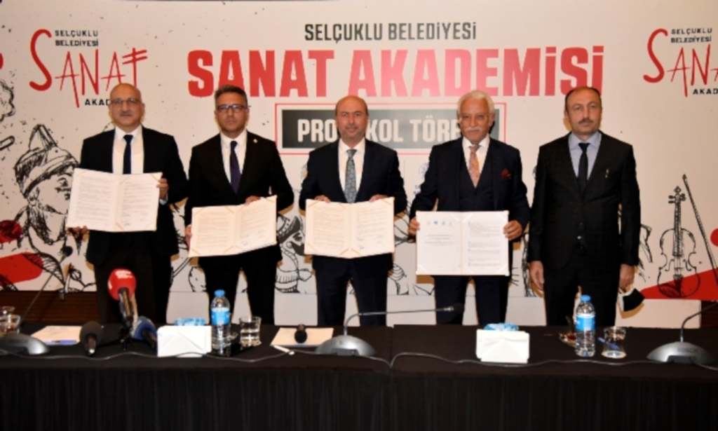 Konya’da sanata Selçuklu Yıldızı’nın imzası dokunacak SELÇUKLU SANAT AKADEMİSİ’NİN PROTOKOLÜ İMZALANDI
